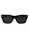 Tom Ford Squared Sunglasses Ft1314 01 A In Black