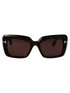 Tom Ford Squared Sunglasses Ft1318 52 E In Black