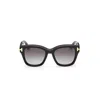 Tom Ford Ft1329 Oversized Square Frame Sunglasses In Black