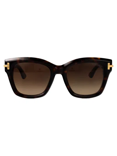 Tom Ford Ft1329 Sunglasses In Brown
