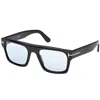 Tom Ford Ft1337 Rectangular Frame Sunglasses In Black