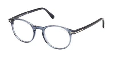 Tom Ford Ft5294 092 Men's Glasses Blue Size 50 - Free Lenses - Blue Light Block Available In White