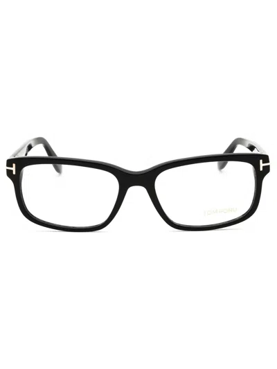 Tom Ford Ft5313 Eyeglasses In Havana Turquoise / Clear Lens