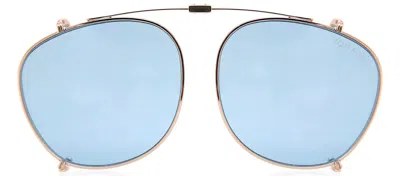 Tom Ford Ft5401 28v Aviator Eyeglasses In Metallic