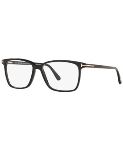 Tom Ford Ft5478-b Men's Irregular Eyeglasses In Matte Black