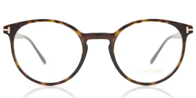 Tom Ford Ft5524 052 Men's Glasses Tortoiseshell Size 49 - Free Lenses - Blue Light Block Available In Brown