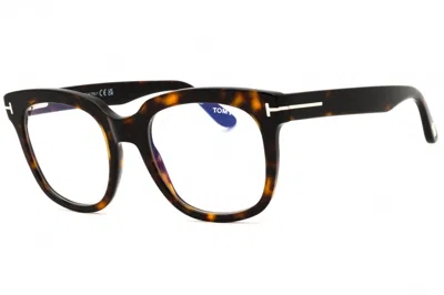 Tom Ford Ft5537-b 52 Havana 52mm In Brown