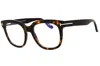 Tom Ford Ft5537b Eyeglasses In Brown
