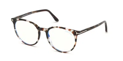 Tom Ford Ft5575-b Women's Glasses, Tortoiseshell, Size 51 In Brown
