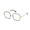 Tom Ford Blue Blocking Metal Cat-eye Glasses In 55001 - Nero Lucido