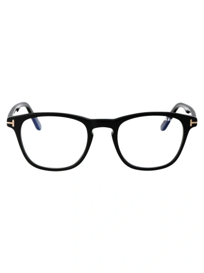 Tom Ford Ft5625-b Glasses In 001 Nero Lucido