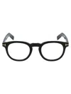 Tom Ford Womens Black Tr001853 Round-frame Acetate Optical Glasses In 001 Nero Lucido