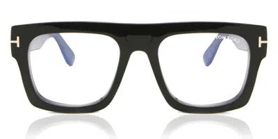 TOM FORD FT5634-B 001 BLU-LIGHT BLOCK OCCHIALI DA VISTA NERI PER UOMO (SOLO MONTATURA)