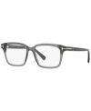 Tom Ford Ft5661-bw54020 Men's Square Eyeglasses In Gray