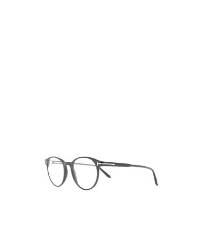 Tom Ford Ft5695-b Pantos-frame Glasses In Gray