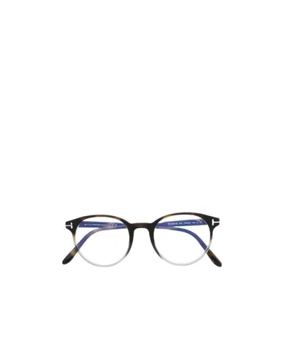 Tom Ford Ft5695-b Pantos-frame Glasses In Multicolor