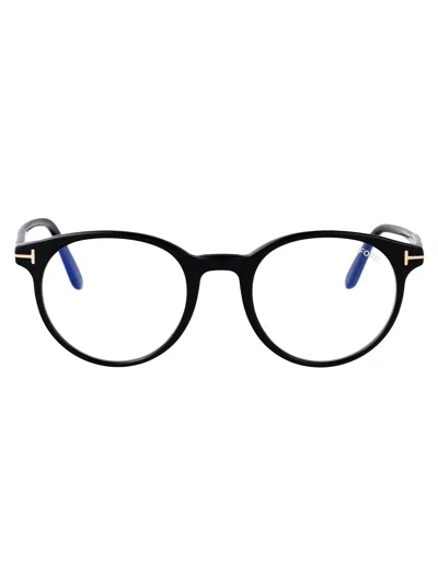 Tom Ford Ft5695-b Black Acetate Optical Eyeglasses