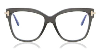 Tom Ford Ft5704-b Women's Glasses, Clear, Size 54 In Gray