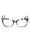 Tom Ford Ft5709-b Coloured Havana In Gray