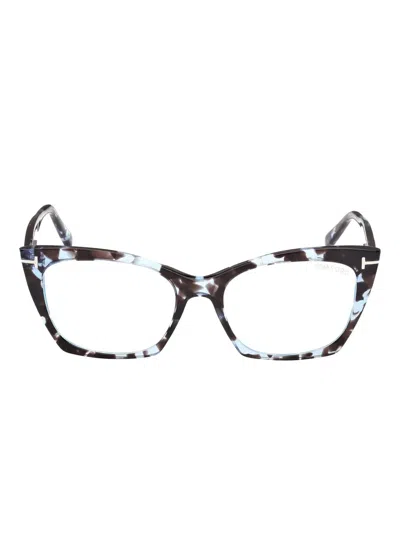 Tom Ford Ft5709-b Coloured Havana
