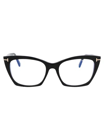 Tom Ford Ft5709-b Eyeglasses In Black