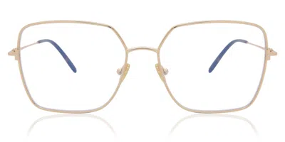 Tom Ford Ft5739-b 028 Blue-light Block Women's Glasses Rose-gold Size 57 - Free Lenses - Blue Light Block Ava