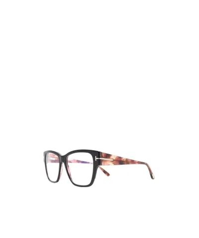 Tom Ford Ft5745b Square-frame Glasses In Multicolor