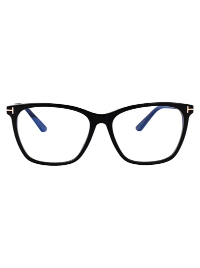Tom Ford Ft5762-b Eyeglasses In Black