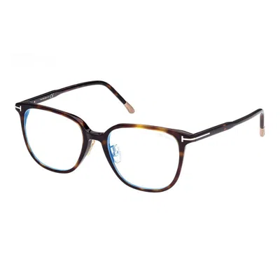 Tom Ford Ft5778-d-b 052 Dark Havana 53mm In Metallic