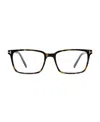 Tom Ford Ft5802 Rectangular Glasses In Black