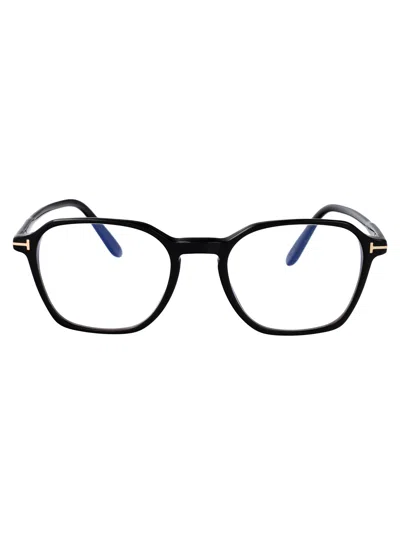 Tom Ford Ft5804-b Black Acetate Eyeglasses