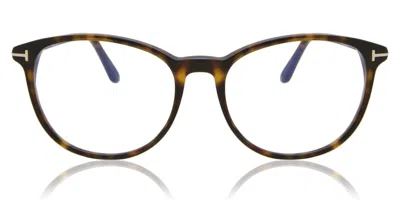 Tom Ford Ft5810-b Women's Glasses, Tortoiseshell, Size 53 In Brown