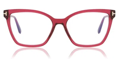 Tom Ford Ft5812-b Women's Glasses, Pink, Size 53 In Red