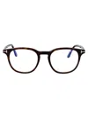 Tom Ford Ft5937-b Glasses In 052 Avana Scura
