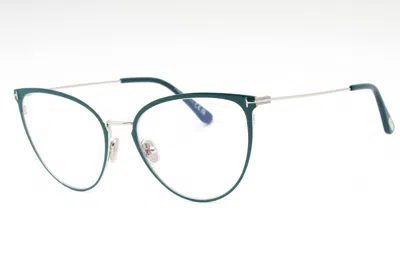 Tom Ford Ft5840b Eyeglasses In Turquoise