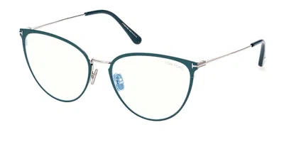 Tom Ford Ft5840-b Women's Glasses, Blue, Size 56 In White