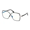 Tom Ford Square-frame Glasses In 59001 - Nero Lucido