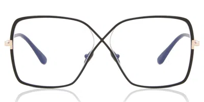 Tom Ford Ft5841-b Women's Glasses, Black, Size 59 In Brown