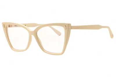 Tom Ford Ft5844-b 025 Ivory 55mm In Neutral