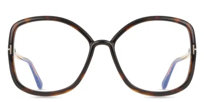 Tom Ford Ft5845-b Women's Glasses, Tortoiseshell, Size 56 In Brown