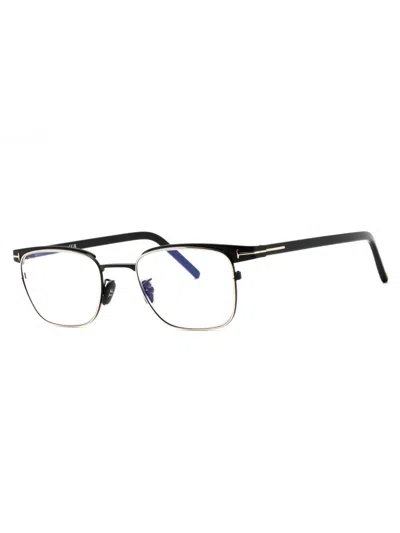 TOM FORD TOM FORD FT5854-D-B METAL RECTANGULAR MEN'S EYEGLASSES
