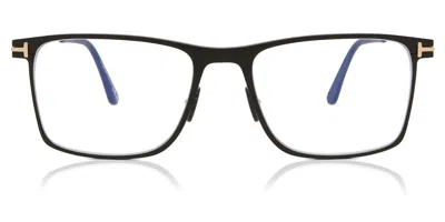 Tom Ford Ft5865-b Men's Glasses, Black, Size 55 In Blue
