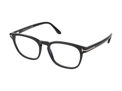 Tom Ford Ft5868-b Injected Acetate Eyeglasses In Black