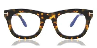 Tom Ford Ft5872-b Men's Glasses, Tortoiseshell, Size 48 In Brown