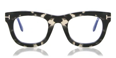 Tom Ford Ft5872-b Men's Glasses, Tortoiseshell, Size 48 In Brown