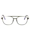 Tom Ford Ft5874-b Glasses In 093 Verde Chiaro Luc