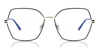 Tom Ford Ft5876-b Women's Glasses, Gold, Size 56 In Metallic