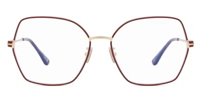 Tom Ford Ft5876-b 028 Shiny Rose Gold 56mm In Brown