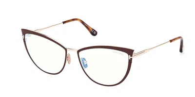 Tom Ford Ft5877-b Women's Glasses, Brown, Size 56