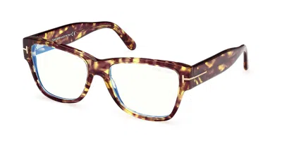 Tom Ford Ft5878-b Women's Glasses, Tortoiseshell, Size 55 In Brown